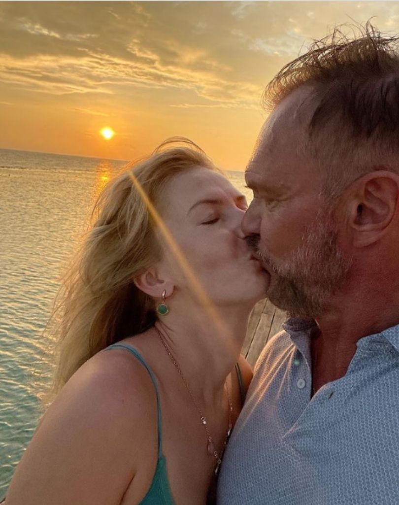 Edyta i Cezary Pazurowie wypoczywają na Malediwach