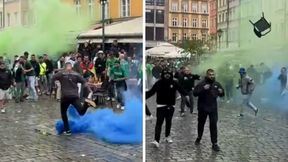 Anglicy publikują film z awantury we Wrocławiu. "Obrzydliwe sceny"