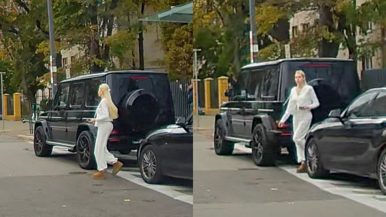 Julia von Stein parkuje na zakazie