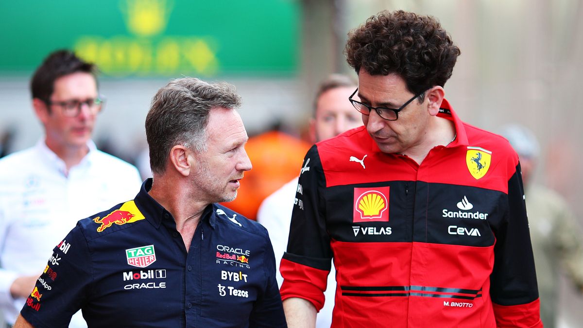 Materiały prasowe / Red Bull / Na zdjęciu: Christian Horner (po lewej) i Mattia Binotto