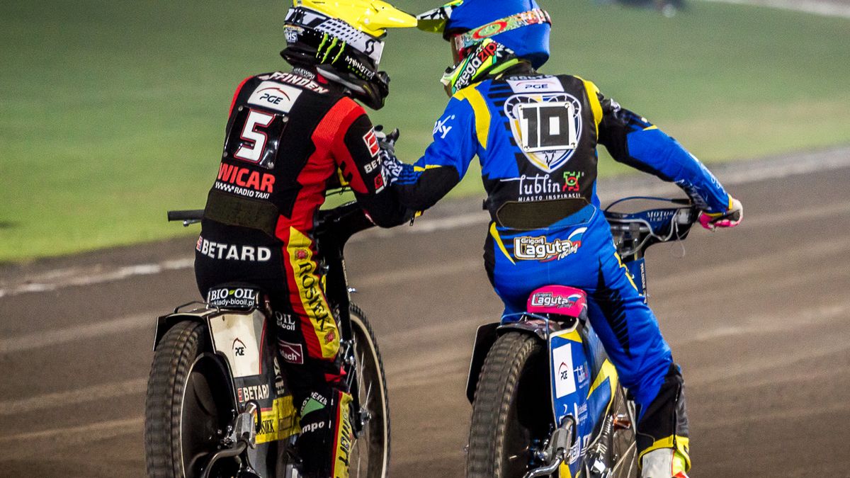 WP SportoweFakty / MIchał Chęć. / Na zdjęciu: Tai Woffinden, Grigorij Łaguta.