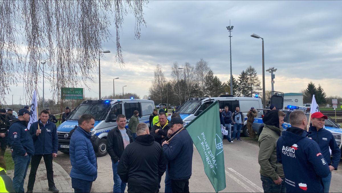 Protest rolników w Hrubieszowie