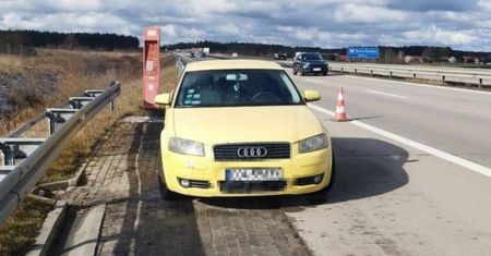 Sceny na A4. Gruzin ukradł złe paliwo i się zdrzemnął