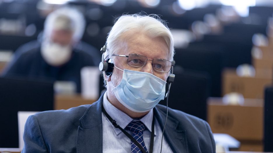 Witold Waszczykowski broni ambasadora Andrzeja Przyłębskiego (Photo by Thierry Monasse/Getty Images)
