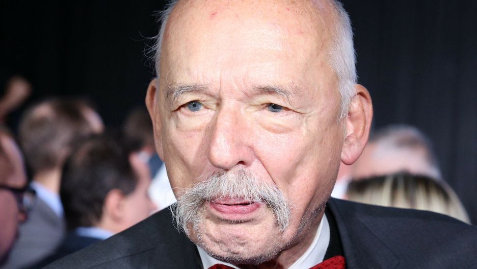 Janusz Korwin-Mikke po ogłoszeniu wyników