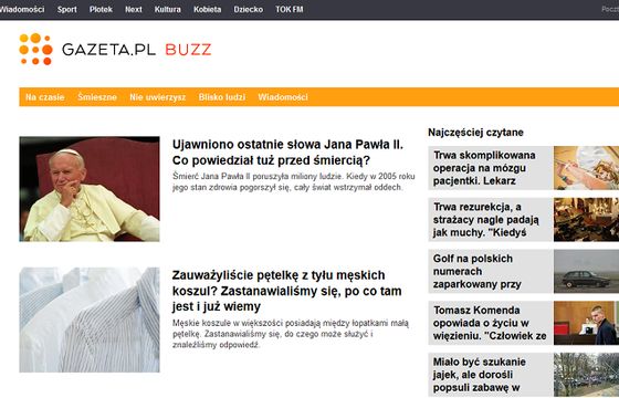 Deser.gazeta.pl przeniesiony na Buzz.gazeta.pl