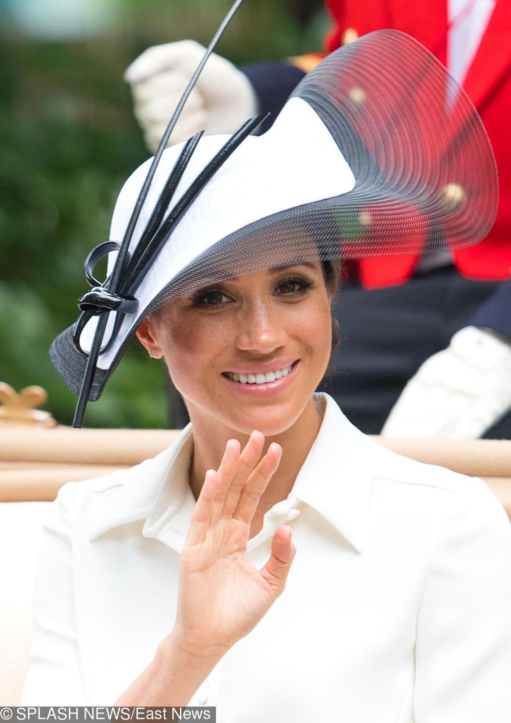 Meghan Markle na wyścigach konnych w Ascot, 2018