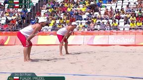 Siatkówka plażowa, gr. E: Fijałek/Prudel - Grimalt/Grimalt (mecz)