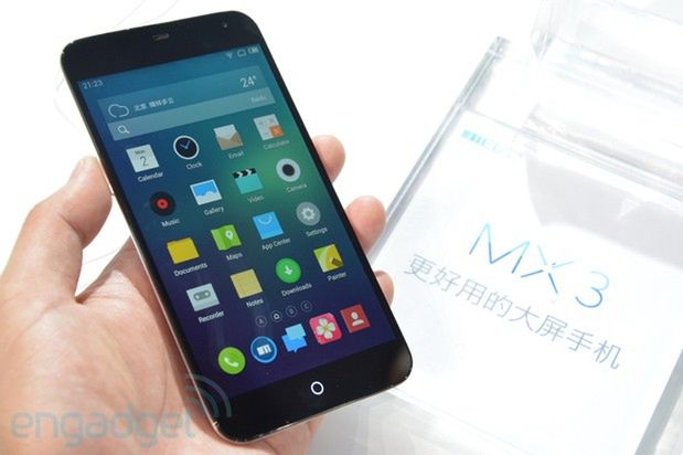 Meizu MX3 (fot. engadget.com)