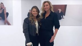 Tak Lewandowska spędzała czas przed meczem. W otoczeniu gwiazd