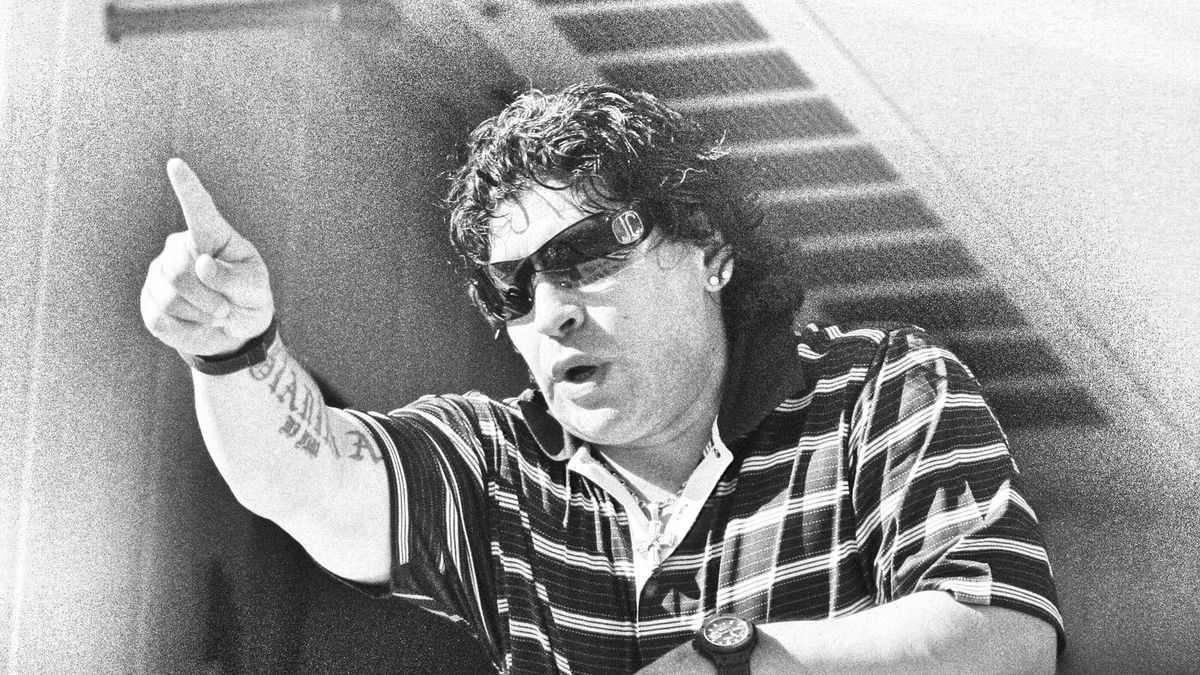 PAP/EPA / LEO LA VALLE / Na zdjęciu: Diego Maradona