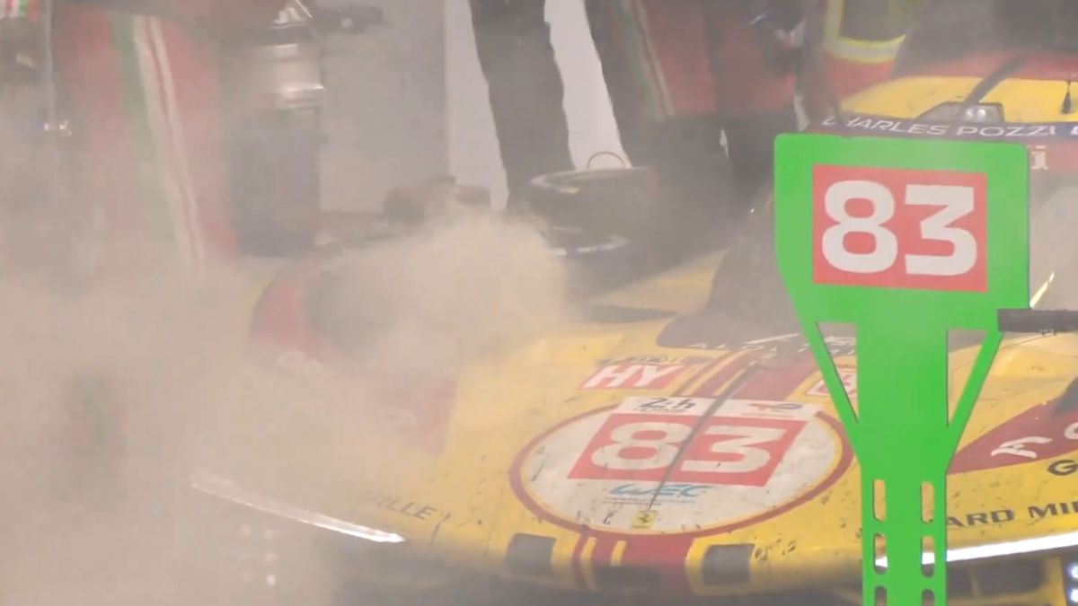 FIA WEC / Na zdjęciu: problemy podczas pit-stopu AF Corse