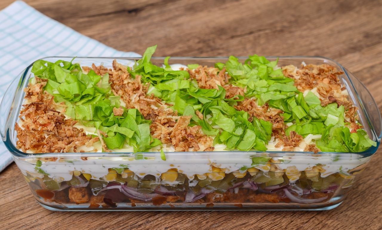 Szybka sałatka gyros. Bardzo prosty przepis