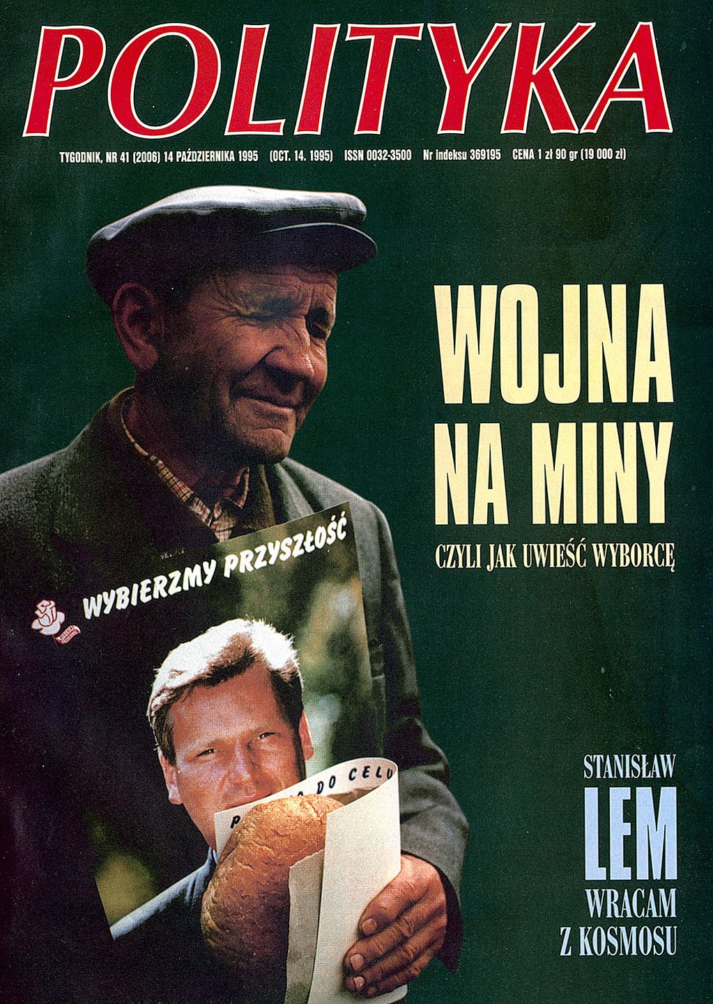 Okładka pierwszego wydania magazynu "Polityka"