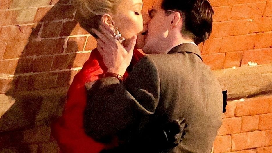 Gwyneth Paltrow i Timothee Chalamet na planie filmu
