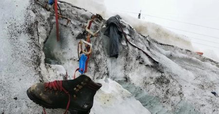 Topniejący lodowiec odsłonił szczątki alpinisty. Zaginął w 1986 roku