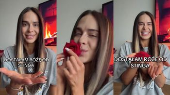 Sylwestrowy sukces Blanki! Sting OFIAROWAŁ JEJ RÓŻĘ: "Thank you"
