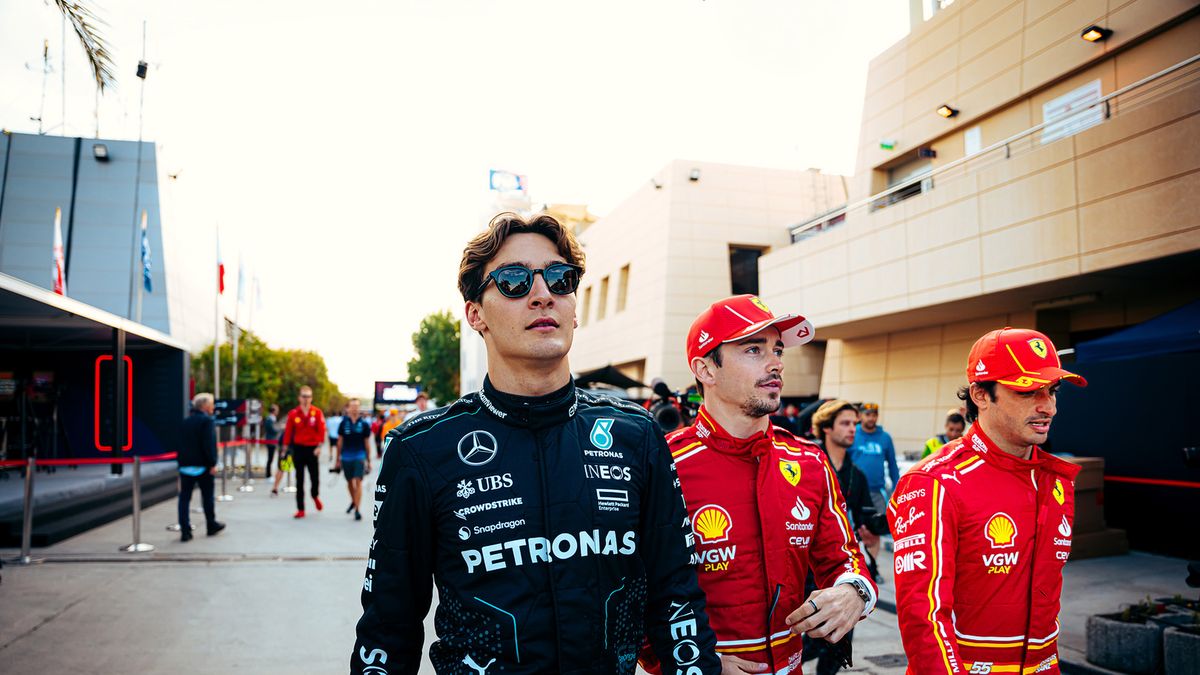 Materiały prasowe / Mercedes / Na zdjęciu: George Russell na pierwszym planie