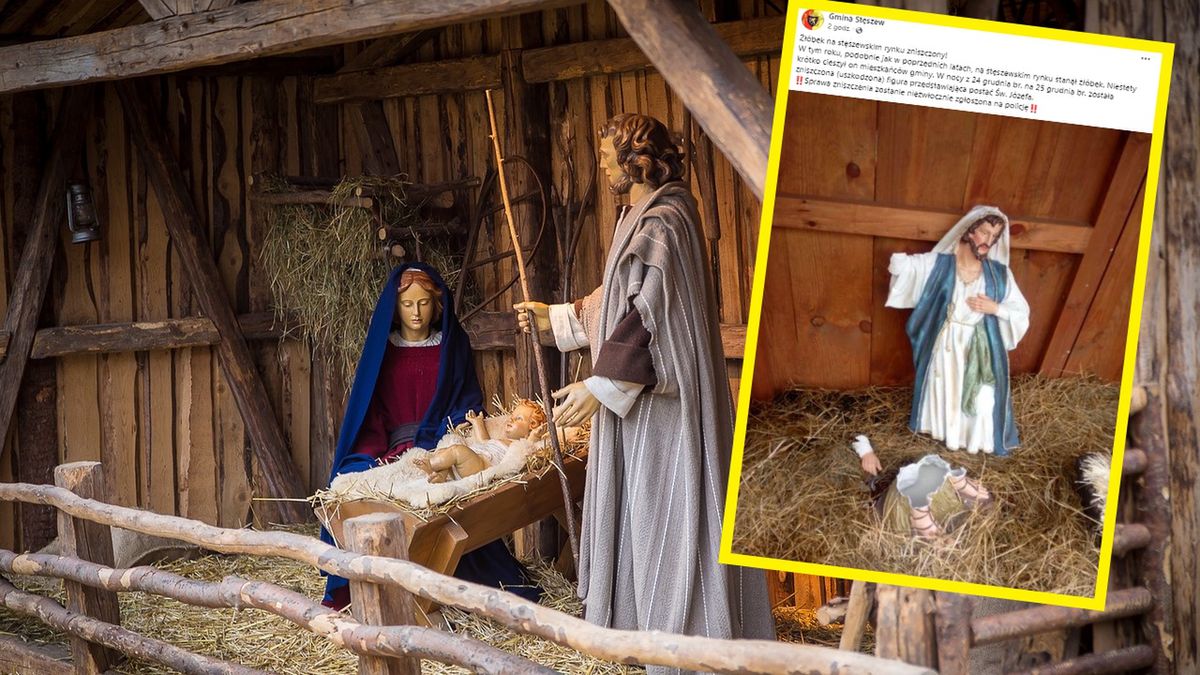 Wandale zniszczyli bożonarodzeniową szopkę. Zdj. ilustracyjne 