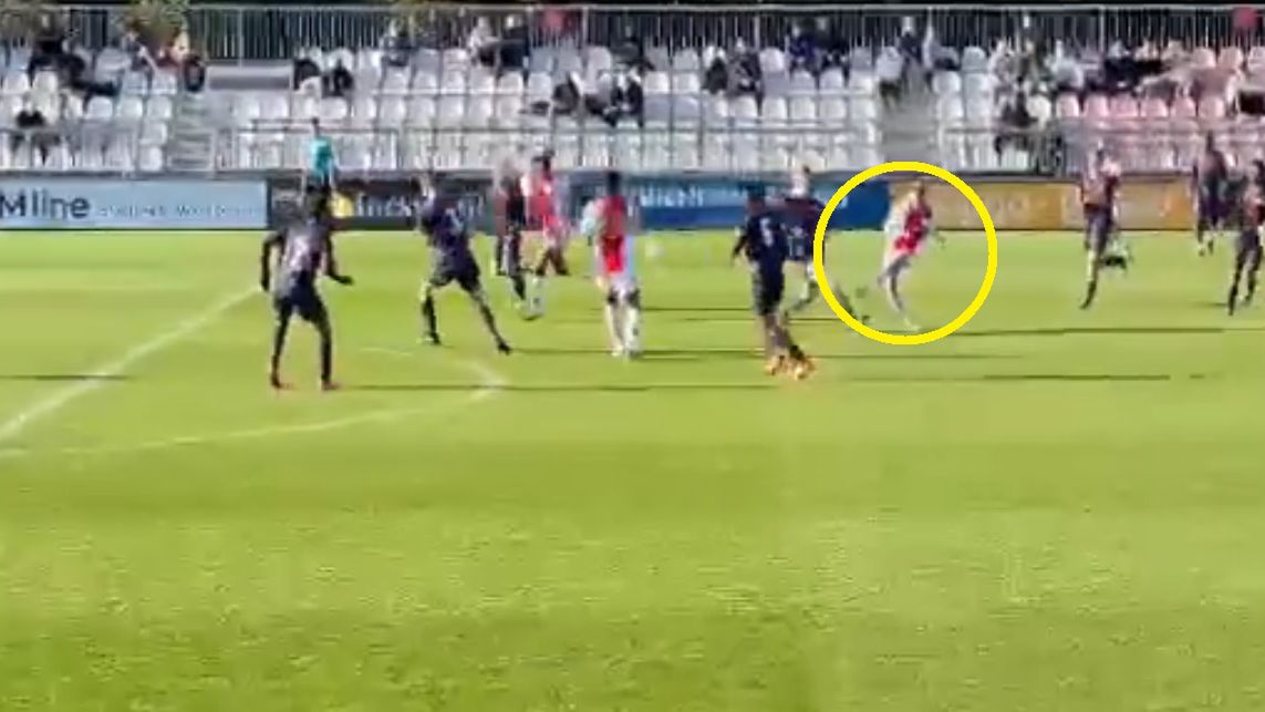 Twitter / Ajax Youth Academy / Na zdjęciu: gol Faberskiego