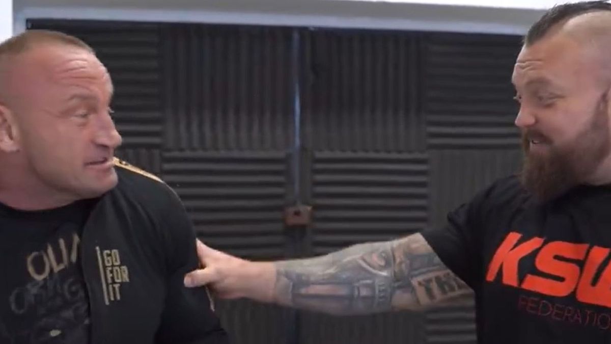 Twitter / KSW / Mariusz Pudzianowski i Eddie Hall