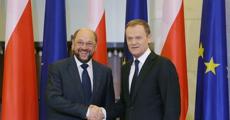 Donald Tusk spotkał się z Martinem Schultzem. Rozmawiali o budżecie