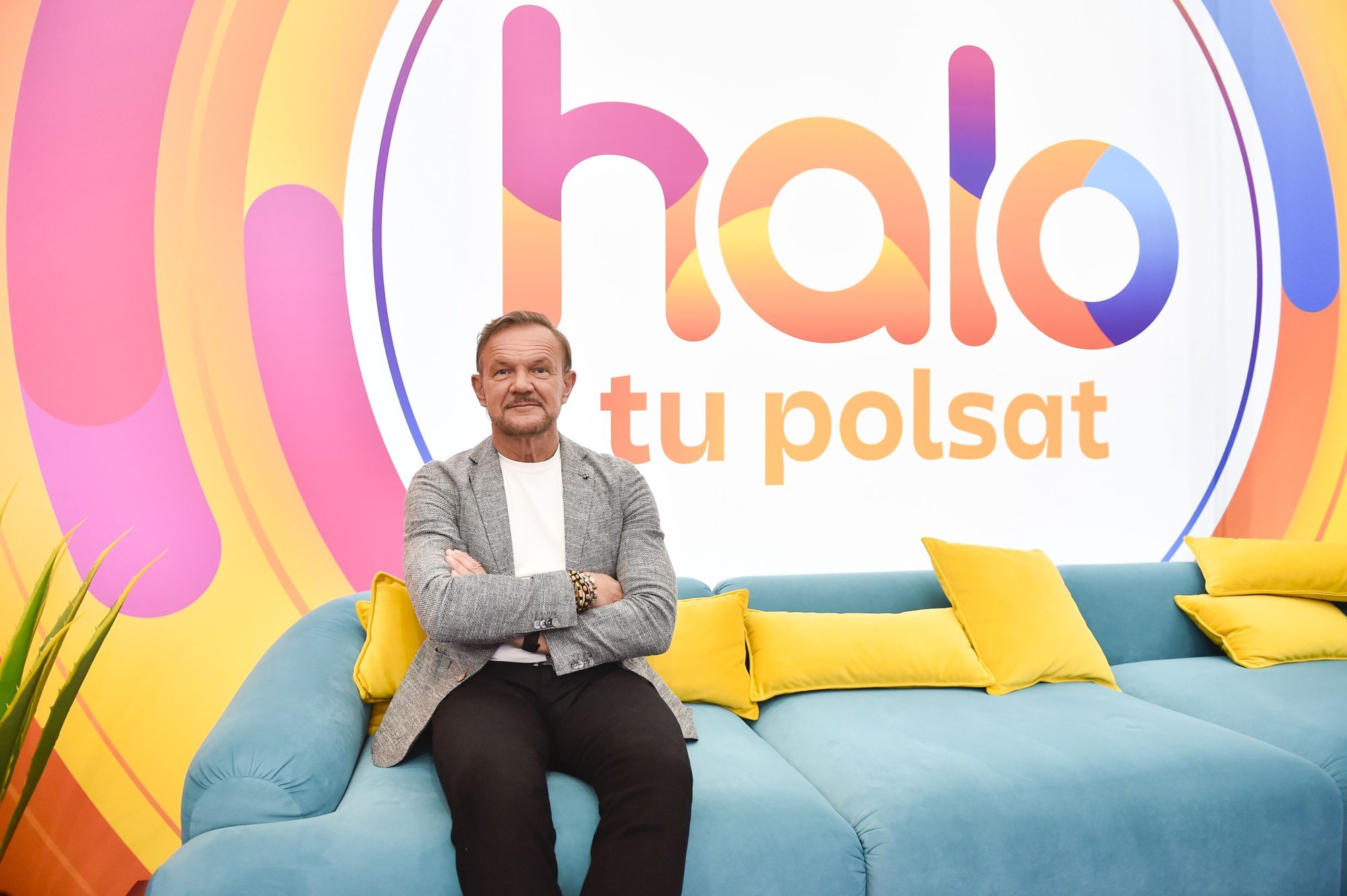 Cezary Pazura w "Halo tu Polsat"