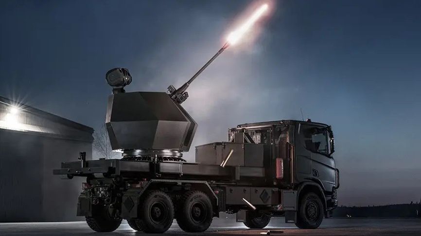 Tridon Mk 2 bazuje na armacie Bofors kal. 40 mm korzeniami sięga
