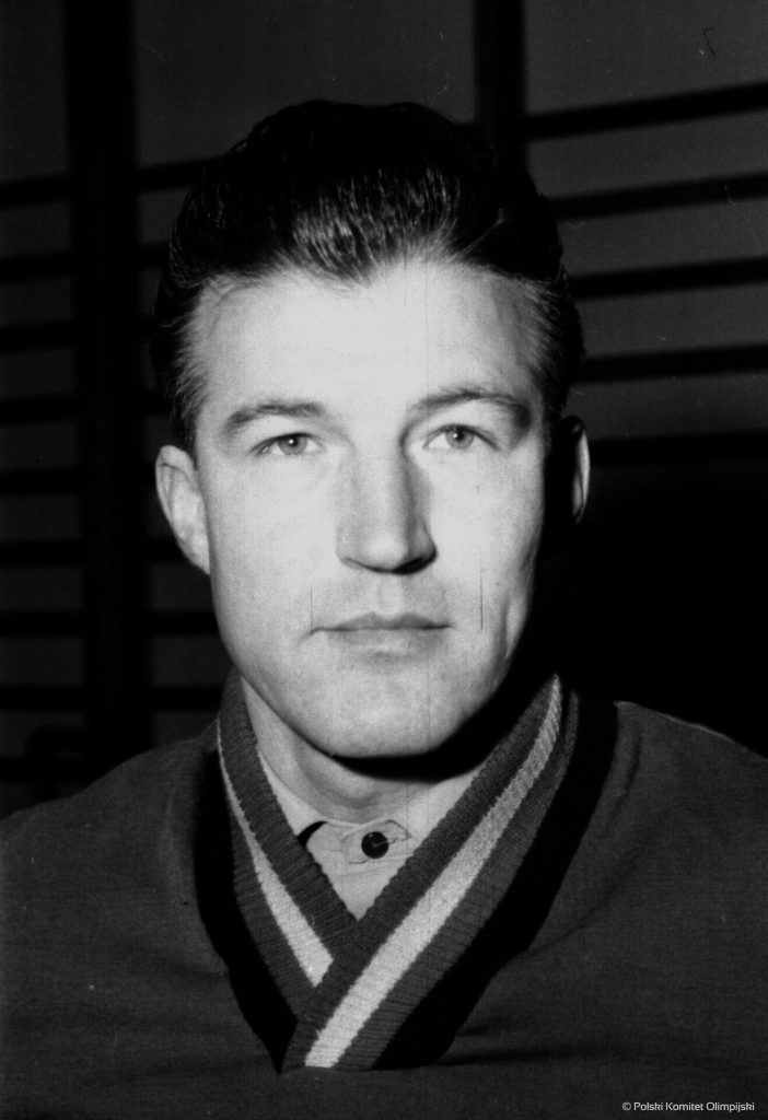 Warszawa 1966 r. Henryk Niedźwiedzki - bokser olimpijczyk 1952- 1956 r. Zawodnik  Legii Warszawa. Fot. Jan Rozmarynowski/PKOL