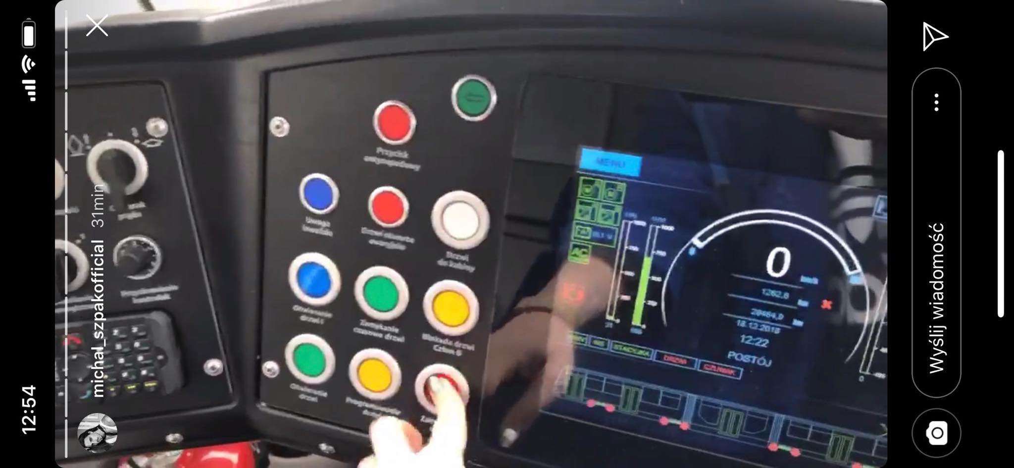 Michał Szpak został motorniczym