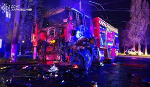 Ratownicy usuwali skutki uderzenia. Wtedy nastąpił śmiertelny atak