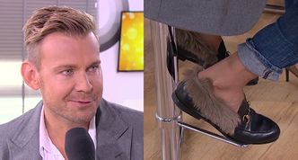 Woliński w TVN-ie: "Złuszczam pięty. Pani Basia dba o moje stopy!"