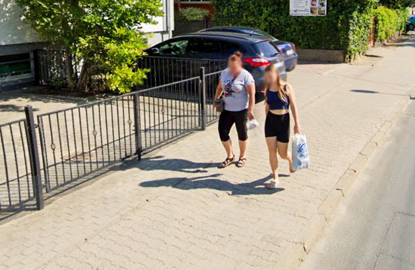 Mosina na zdjęciach w Google Street View.