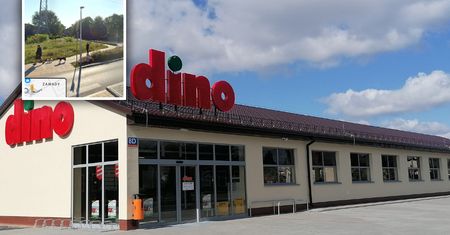Sklep Dino powstaje w Warszawie. Mieszkańcy: Wygląda jak kurnik