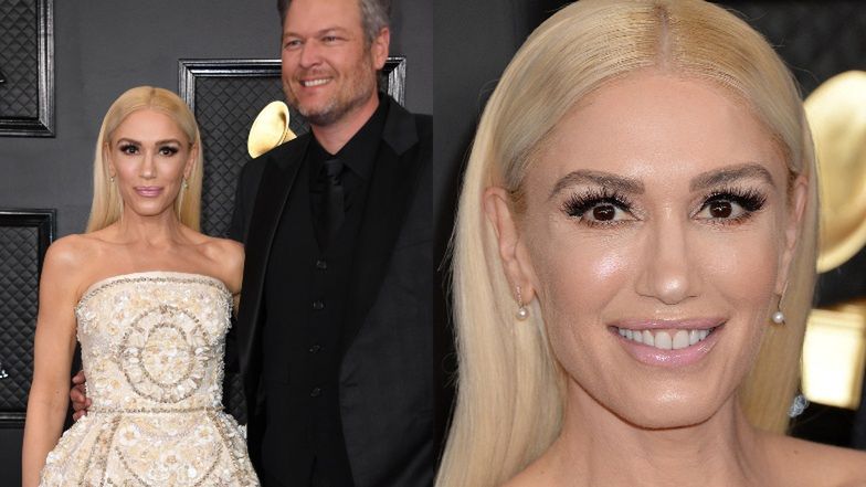 50-letnia Gwen Stefani prezentuje wyprasowaną twarz na rozdaniu nagród Grammy (FOTO)