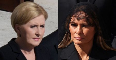 Agata Duda i Melania Trump na pogrzebie Franciszka. Ta różnica rzucała się w oczy