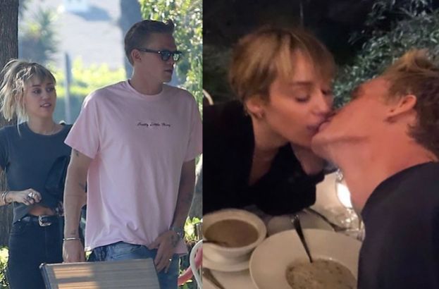Miley Cyrus i Cody Simpson wymieniają pocałunki o smaku zupy (FOTO)