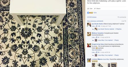 Fotozagadka: czy potrafisz znaleźć telefon na dywanie?