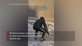 #dziejesiewsporcie: Trening MMA na lodzie? Ruchała zrobił show