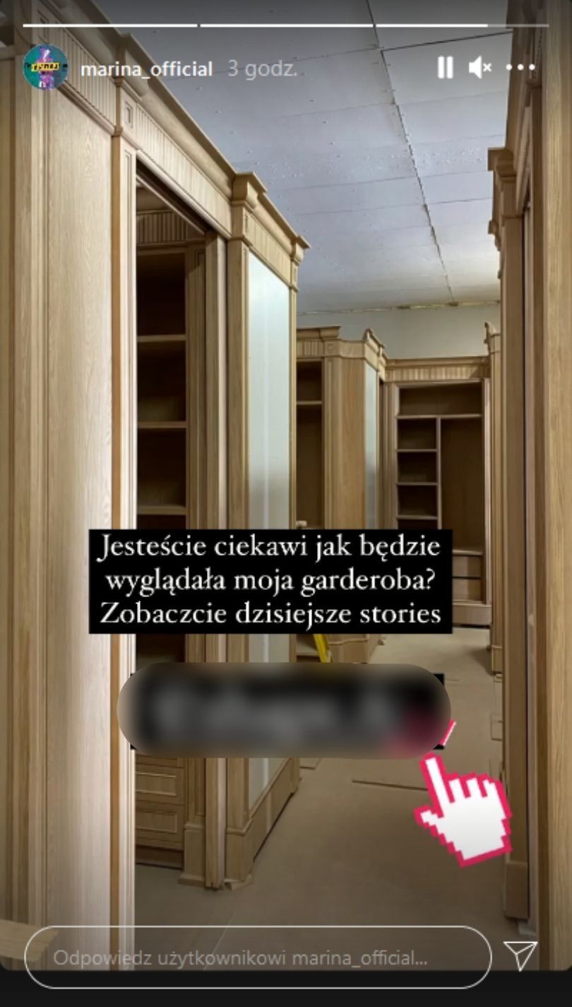 Marina Łuczenko pochwaliła się garderobą w nowym domu. Robi wrażenie?