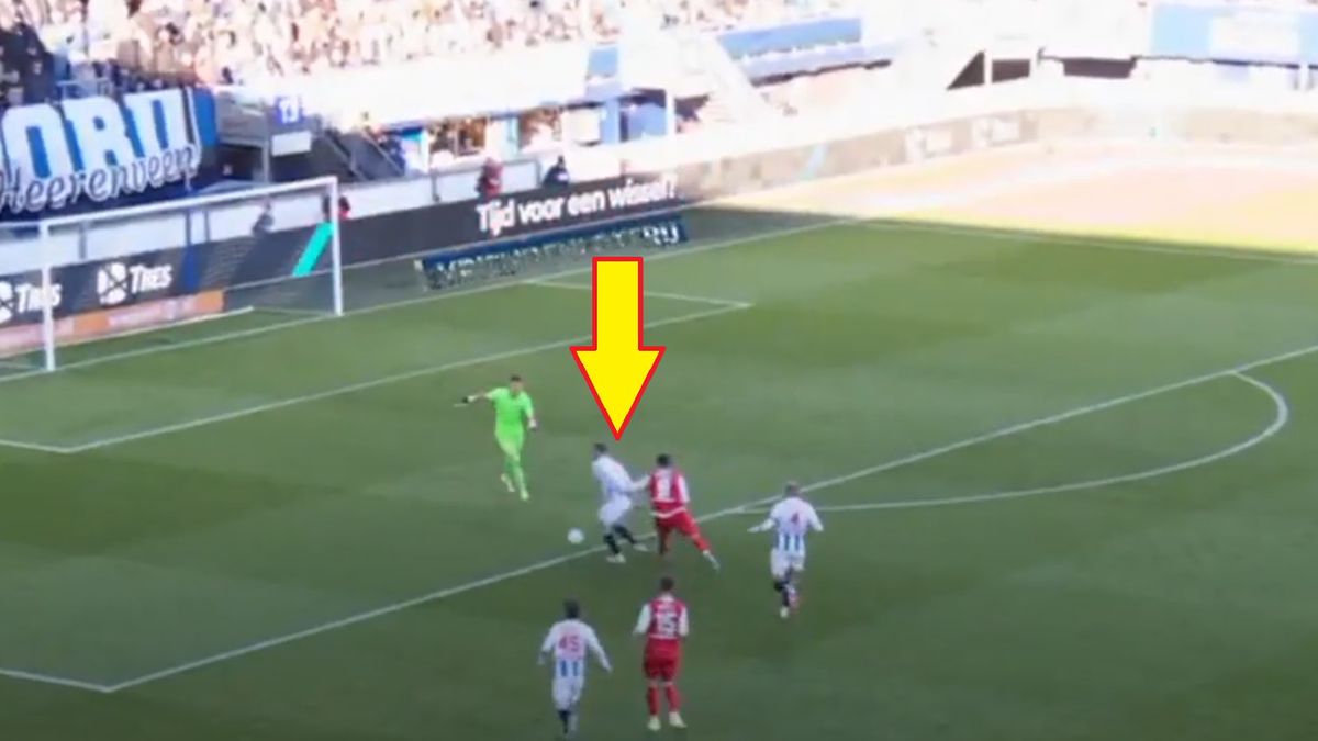 Zdjęcie okładkowe artykułu: YouTube / Screen / Eredivisie / Na zdjęciu: Paweł Bochniewicz strzelił samobójczego gola i Heerenveen zremisował z AZ Alkmaar 2:2