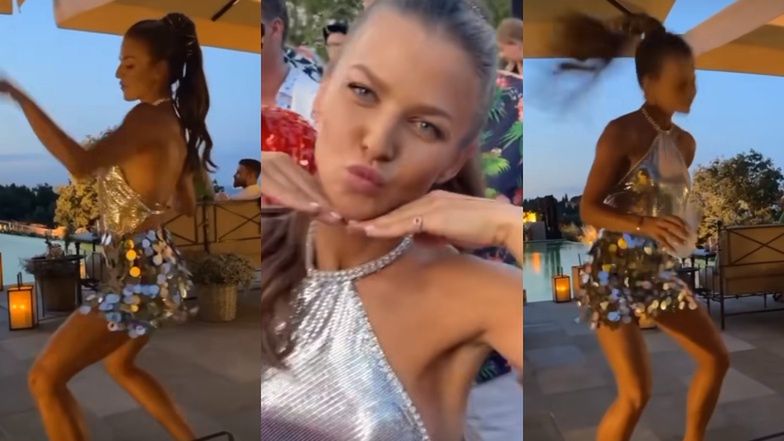 Anna Lewandowska zarzuca kitą na imprezie we Włoszech