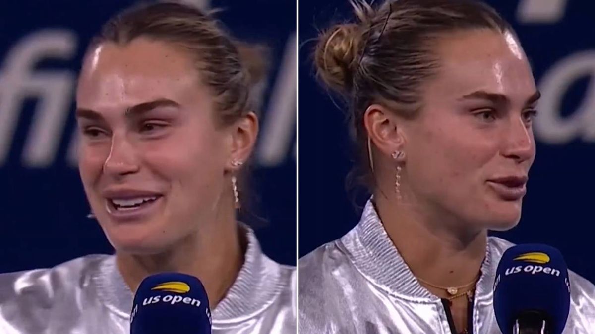 Twitter / Eurosport / Na zdjęciu: Aryna Sabalenka.