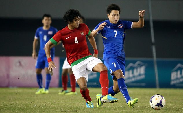 Rizky Ahmad (po lewej) z reprezentacji Indonezji (fot. Stanley Chou/Getty)