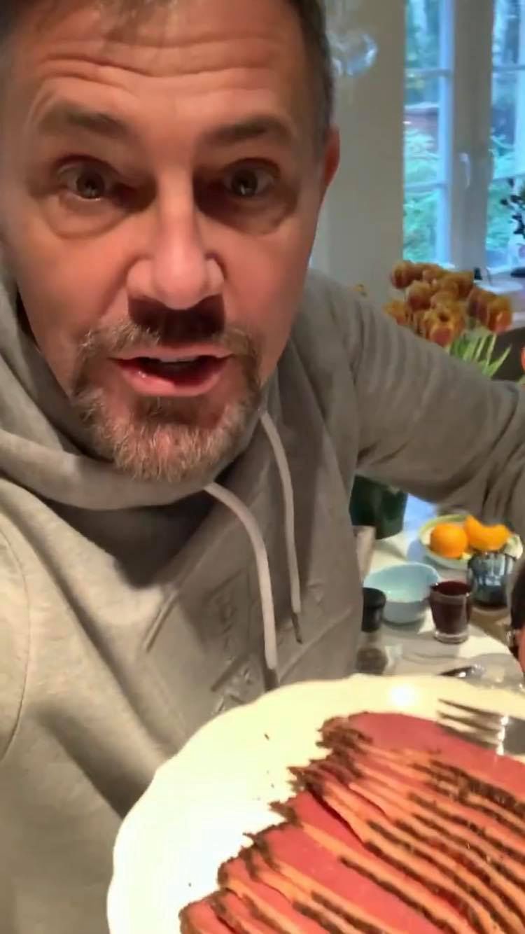Krzysztof Ibisz na obiedzie u Anny Nowak-Ibisz