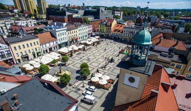 Rybnik. Rynek będzie jedną z aren letnich koncertów. 