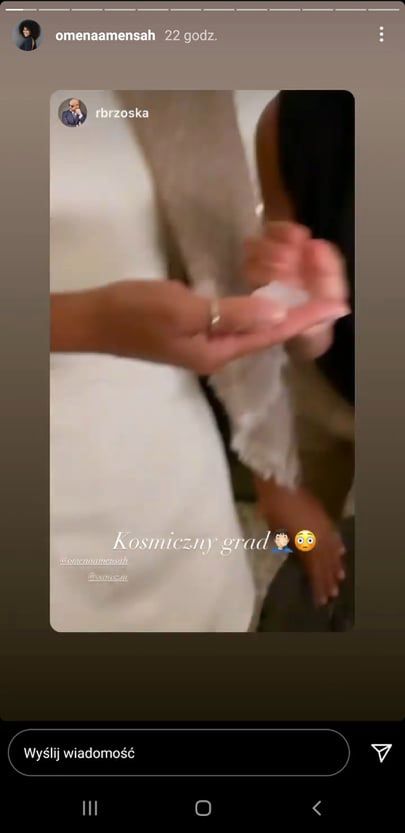 Omenaa Mensah pokazała grad