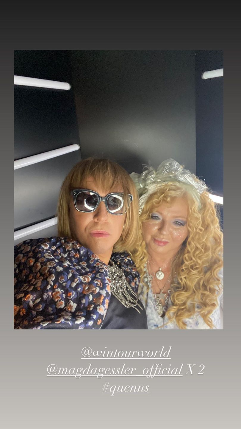Łukasz Jemioł i Magda Gessler - 1. rocznica ślubu Joanny Przetakiewicz i Rinke Rooyensa