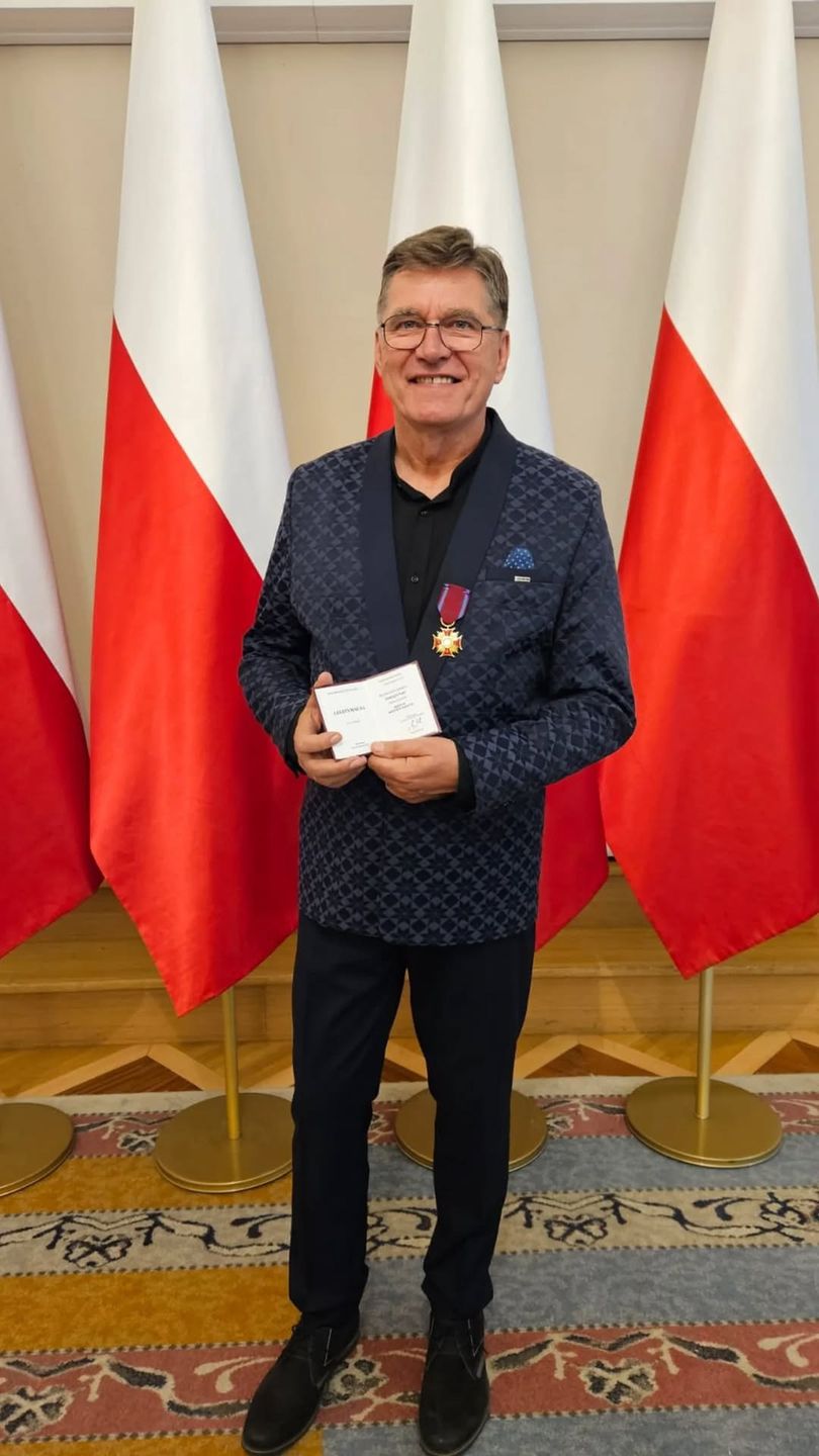 Sławomir Świerzyński został uhonorowany Złotym Krzyżem Zasługi
