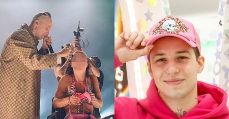 Żabson ZGOLIŁ fanki prawie na ŁYSO w trakcie koncertu. Internauci oburzeni: "Dramat" (WIDEO)